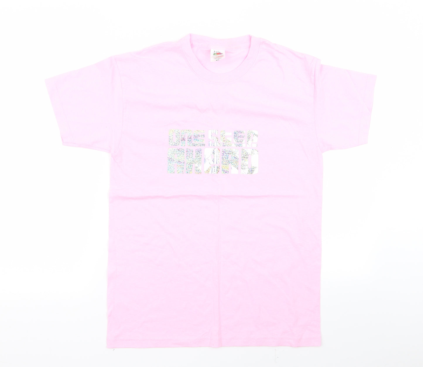 Fruit of the Loom Womens Pink   Basic T-Shirt Size S