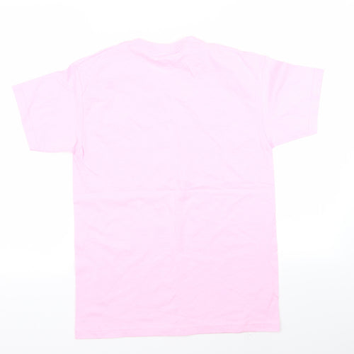 Fruit of the Loom Womens Pink   Basic T-Shirt Size S