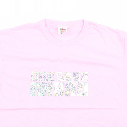 Fruit of the Loom Womens Pink   Basic T-Shirt Size S