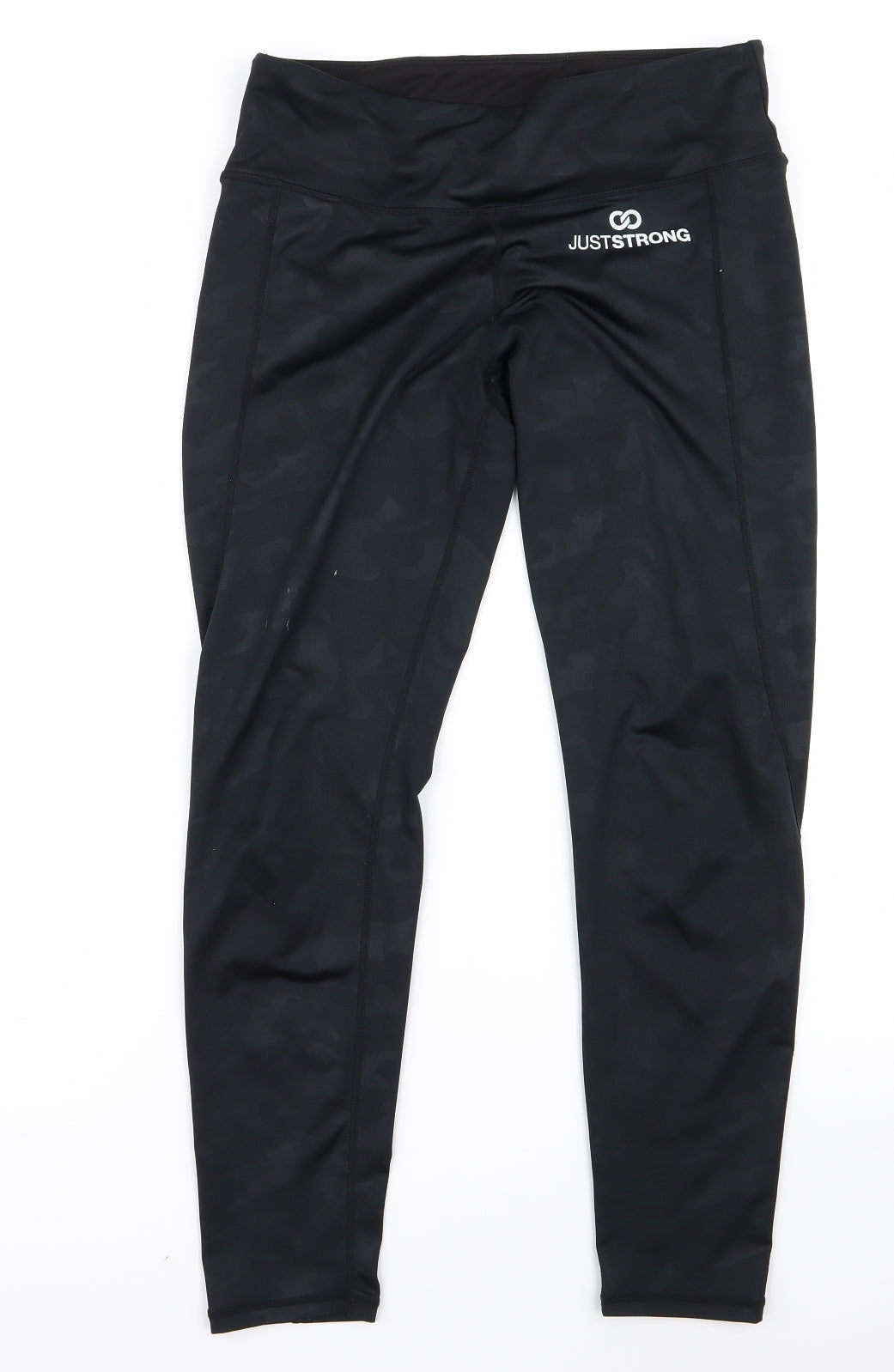 just strong Womens Black   Jogger Leggings Size L L24 in
