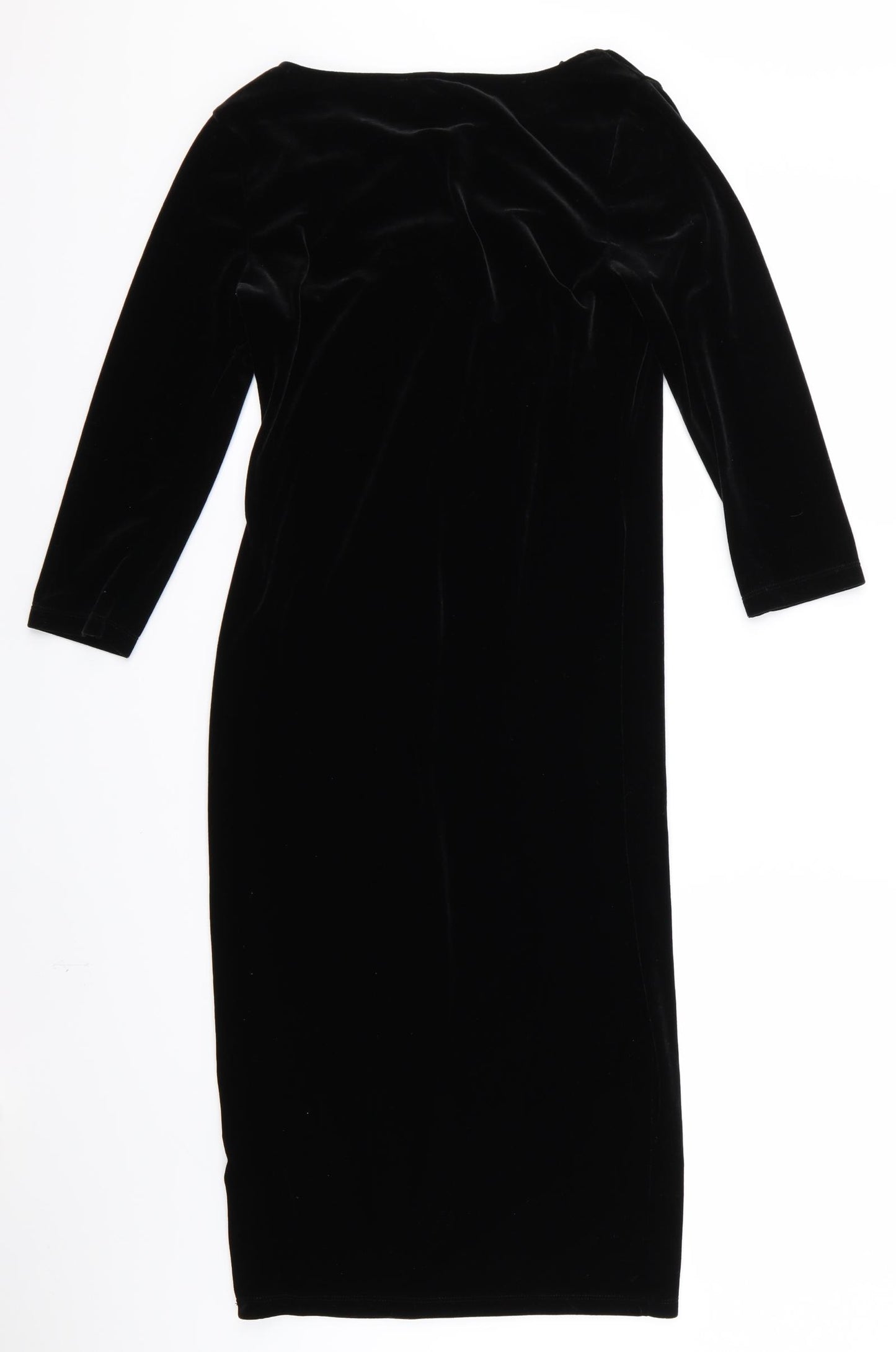 Topshop Womens Black   Pencil Dress  Size S