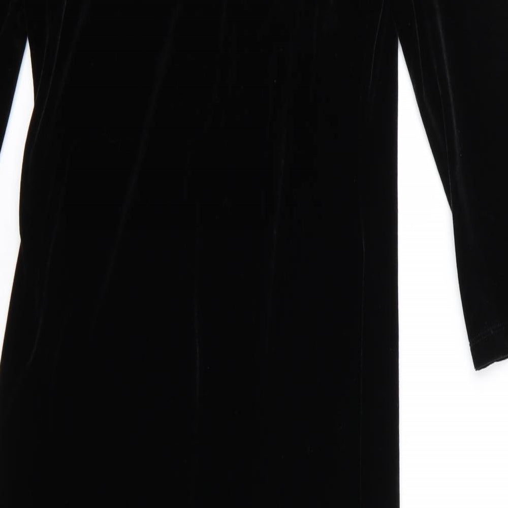 Topshop Womens Black   Pencil Dress  Size S
