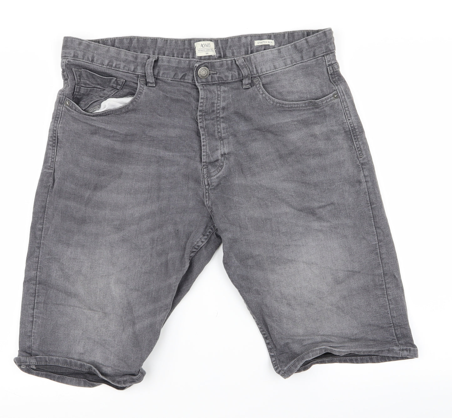 Preworn Womens Grey   Biker Shorts Size 36