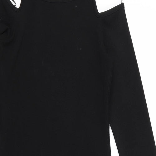 Cameo Womens Black  Rayon Sheath  Size 8