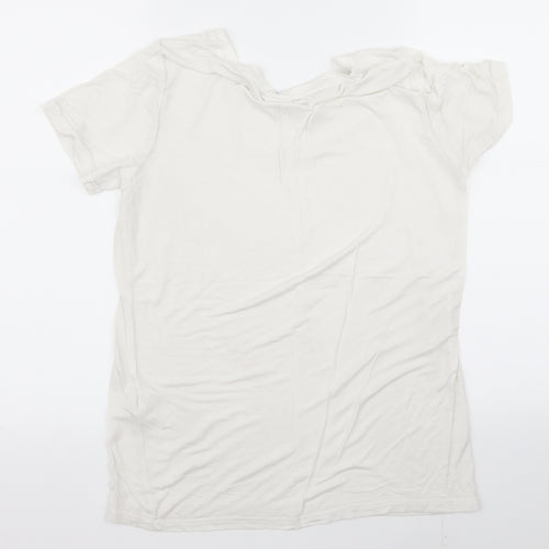 Preworn Womens White   Basic T-Shirt Size M