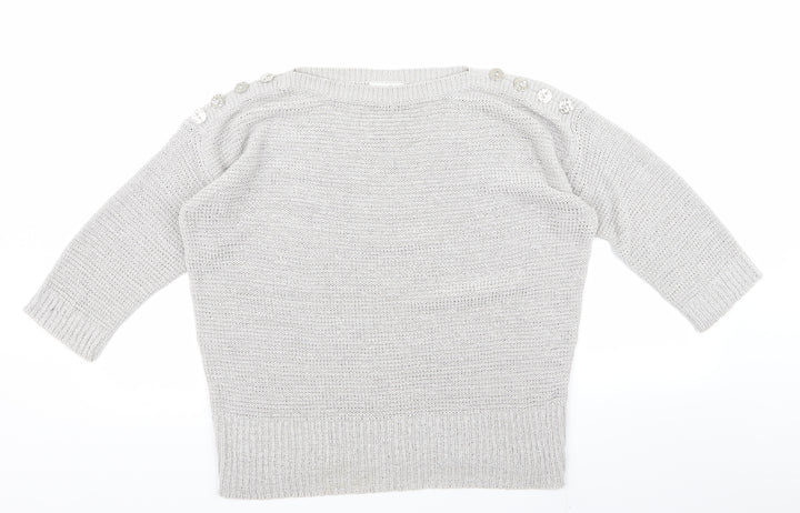 Wallis Womens Grey   Pullover Jumper Size M