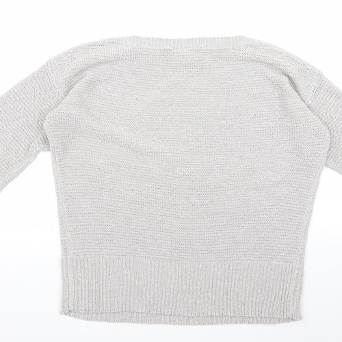 Wallis Womens Grey   Pullover Jumper Size M