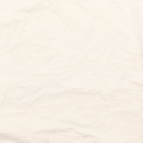 George Girls Beige  Rayon Basic T-Shirt Size 6 Years