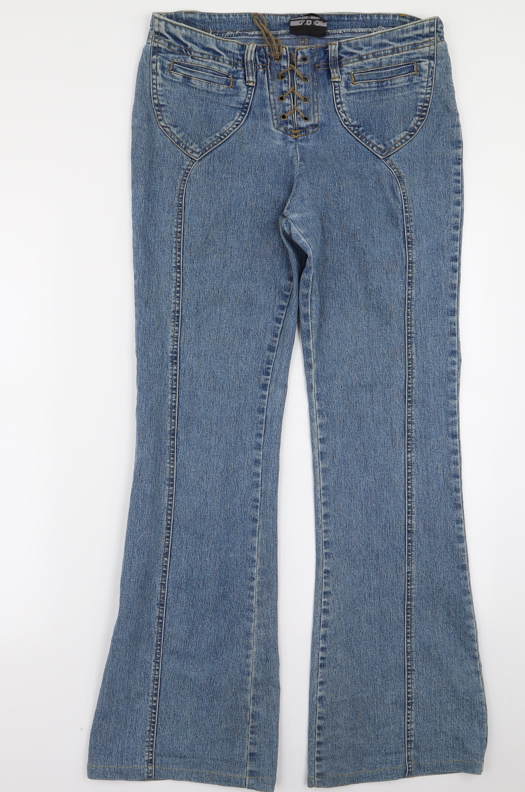 Preworn Womens Blue   Bootcut Jeans Size 10 L27 in