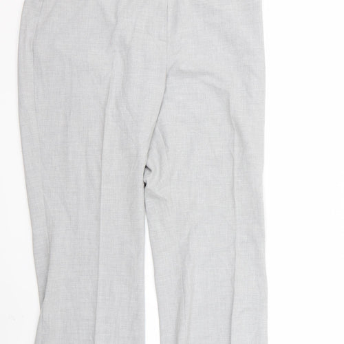 Preworn Womens Grey   Trousers  Size 16 L28 in