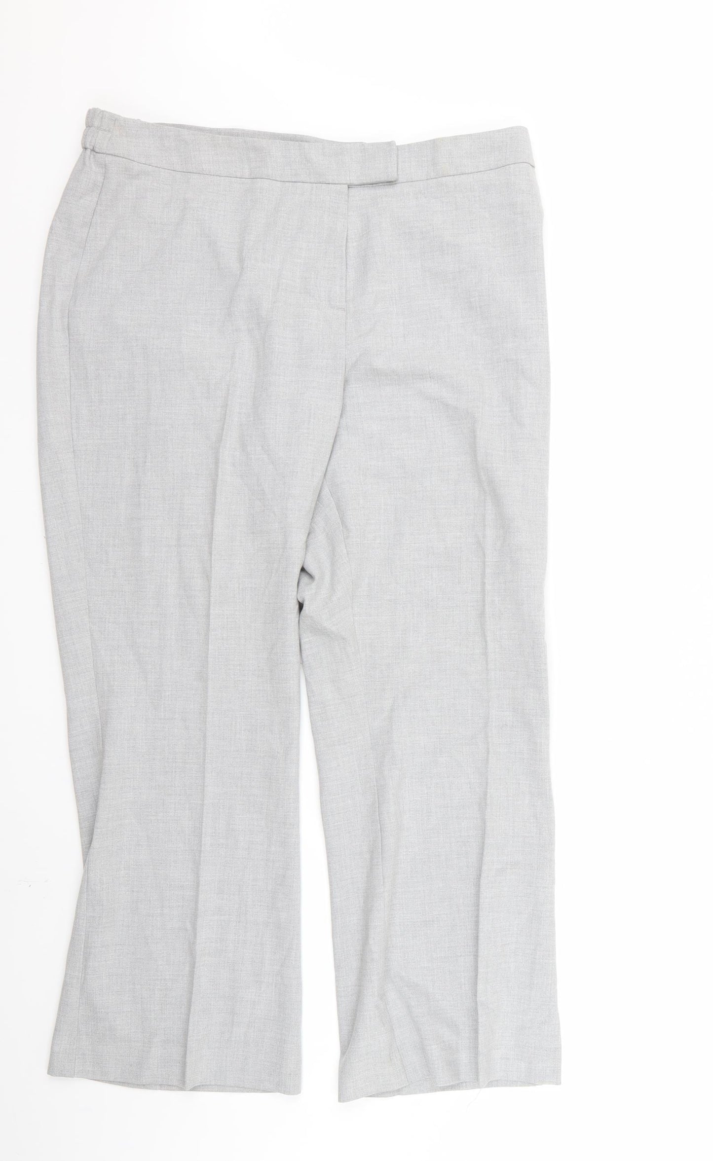 Preworn Womens Grey   Trousers  Size 16 L28 in