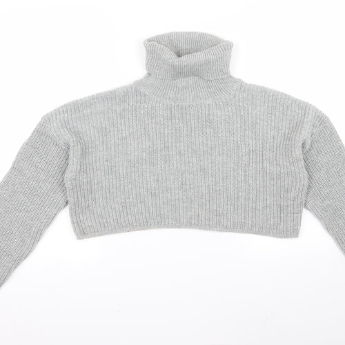 Missguided Womens Grey   Pullover Jumper Size M