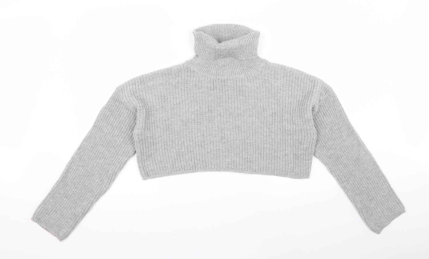 Missguided Womens Grey   Pullover Jumper Size M
