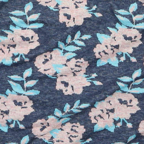 George Womens Blue Floral  Pullover Jumper Size 14