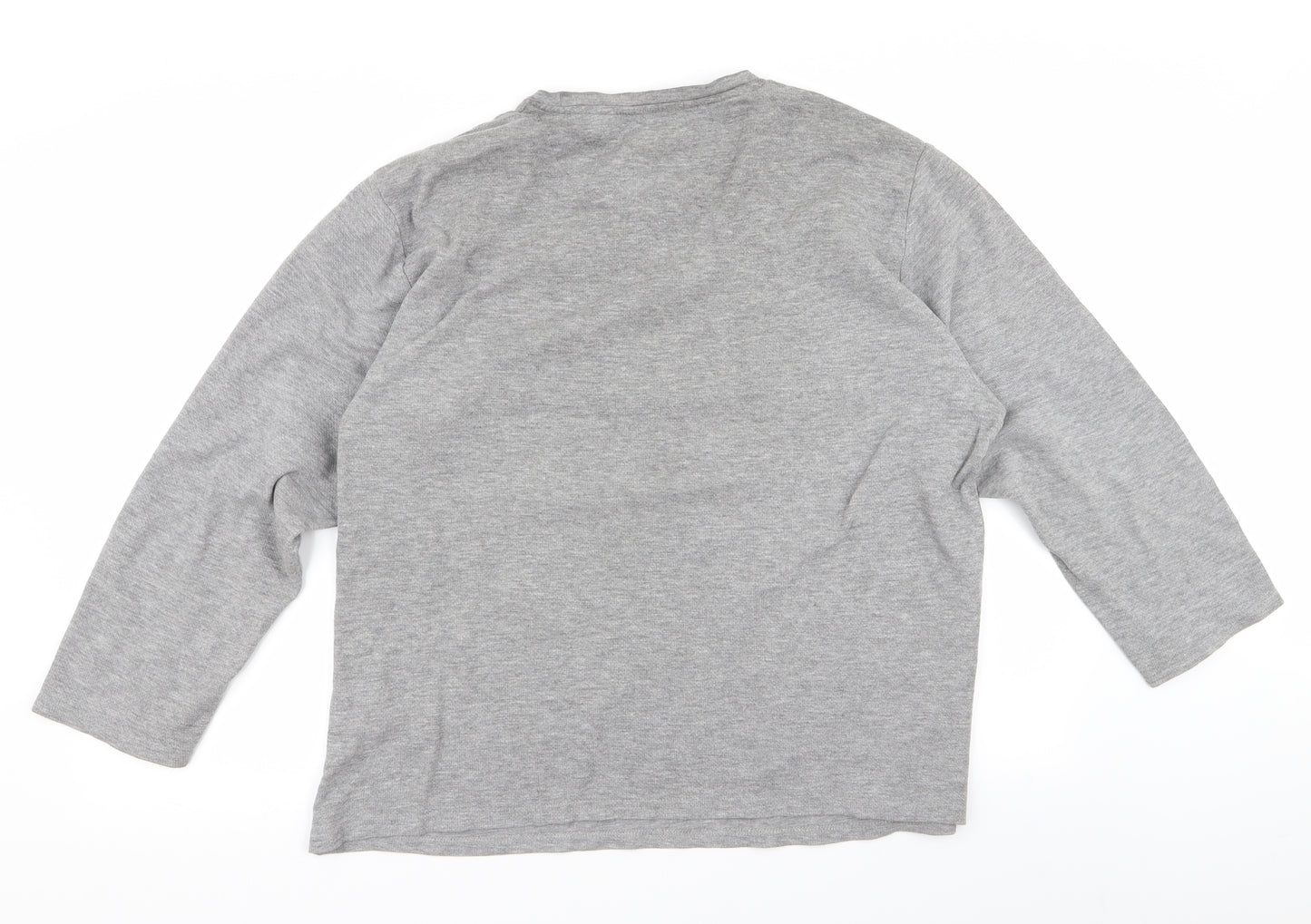 Preworn Mens Grey    T-Shirt Size M  - v