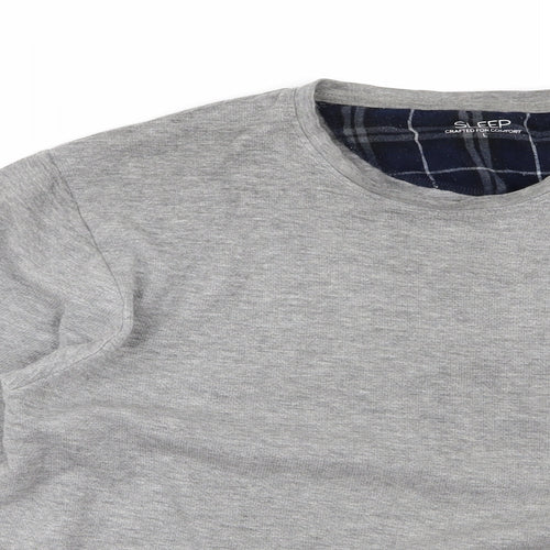 Preworn Mens Grey    T-Shirt Size M  - v