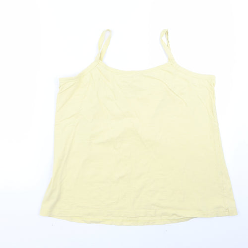 Preworn Womens Yellow   Basic Blouse Size 12