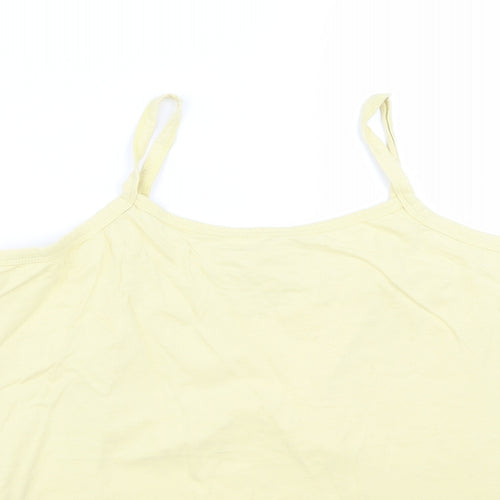 Preworn Womens Yellow   Basic Blouse Size 12
