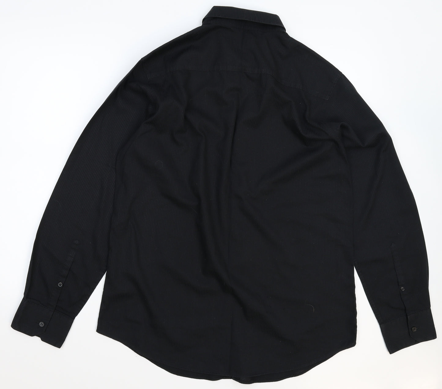 Burton Mens Black    Dress Shirt Size L
