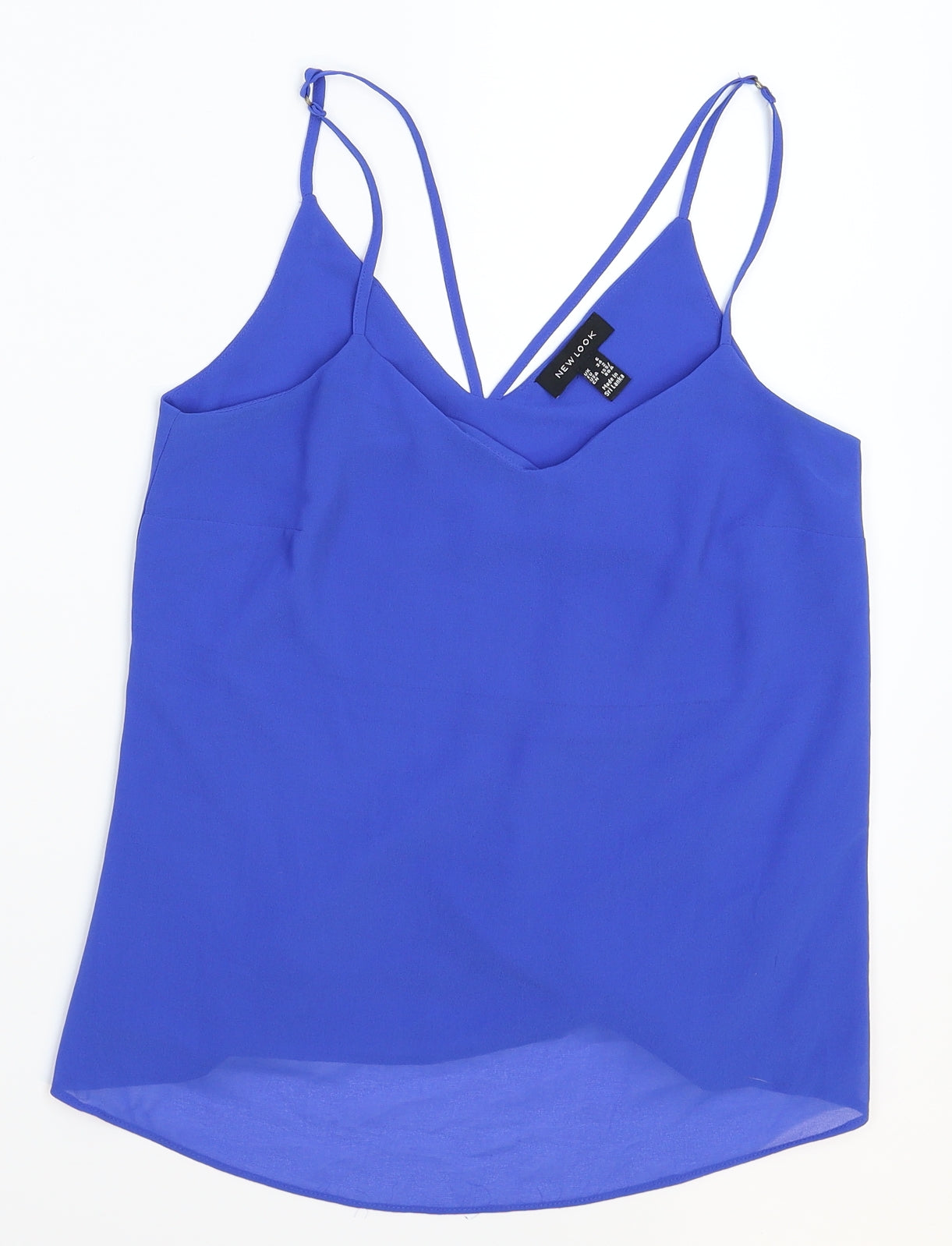 New Look Womens Blue   Basic Tank Size 6