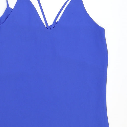New Look Womens Blue   Basic Tank Size 6