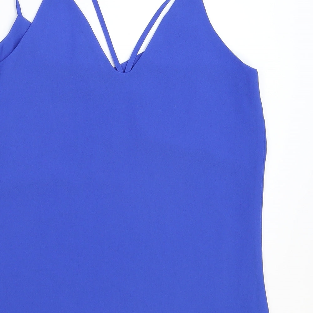 New Look Womens Blue   Basic Tank Size 6