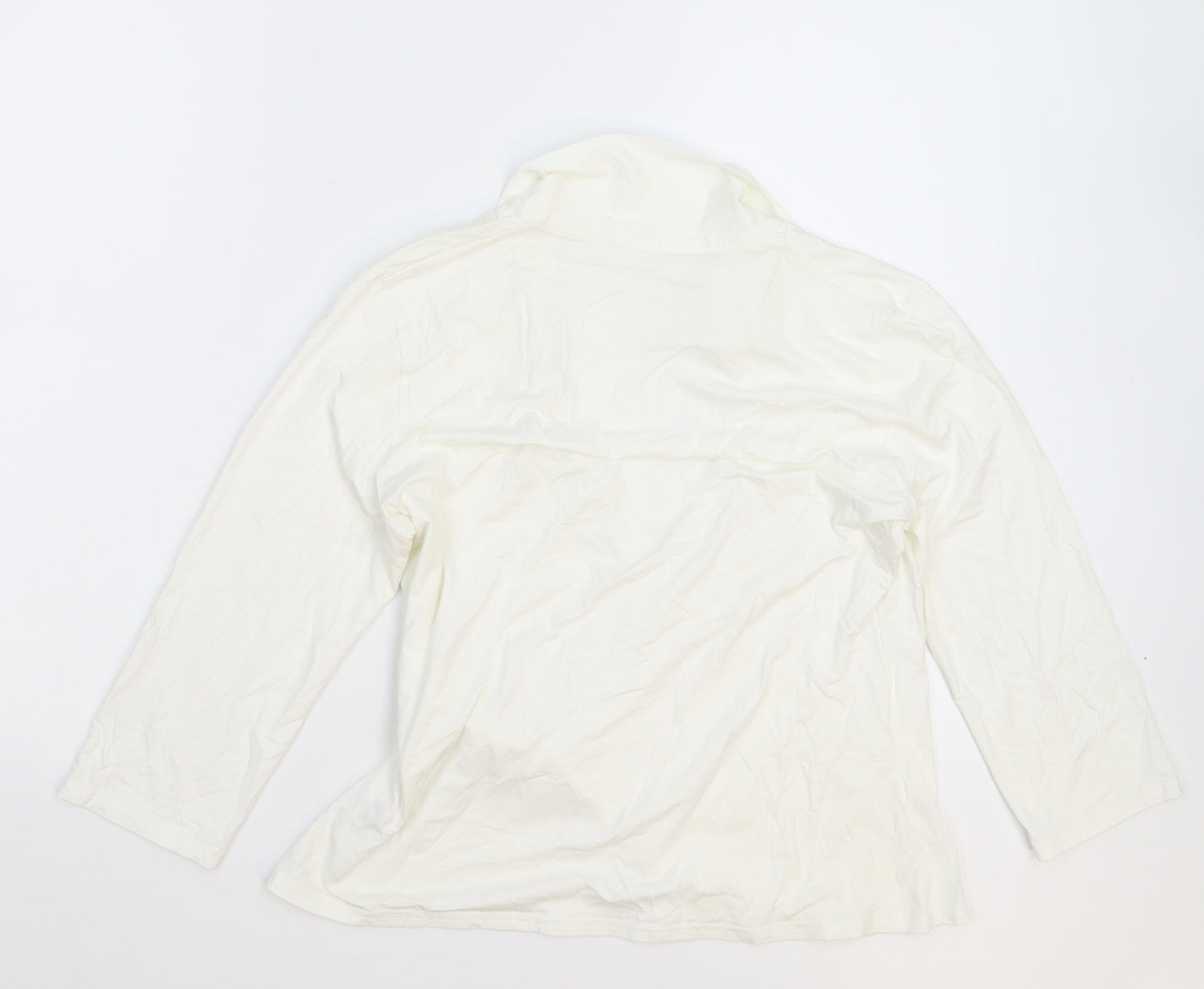 New Look Womens White   Pullover Jumper Size 14