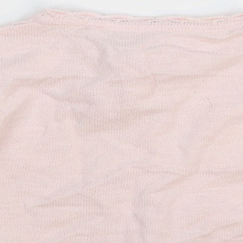 NEXT Girls Pink  Knit Cardigan Jumper Size 3-6 Months