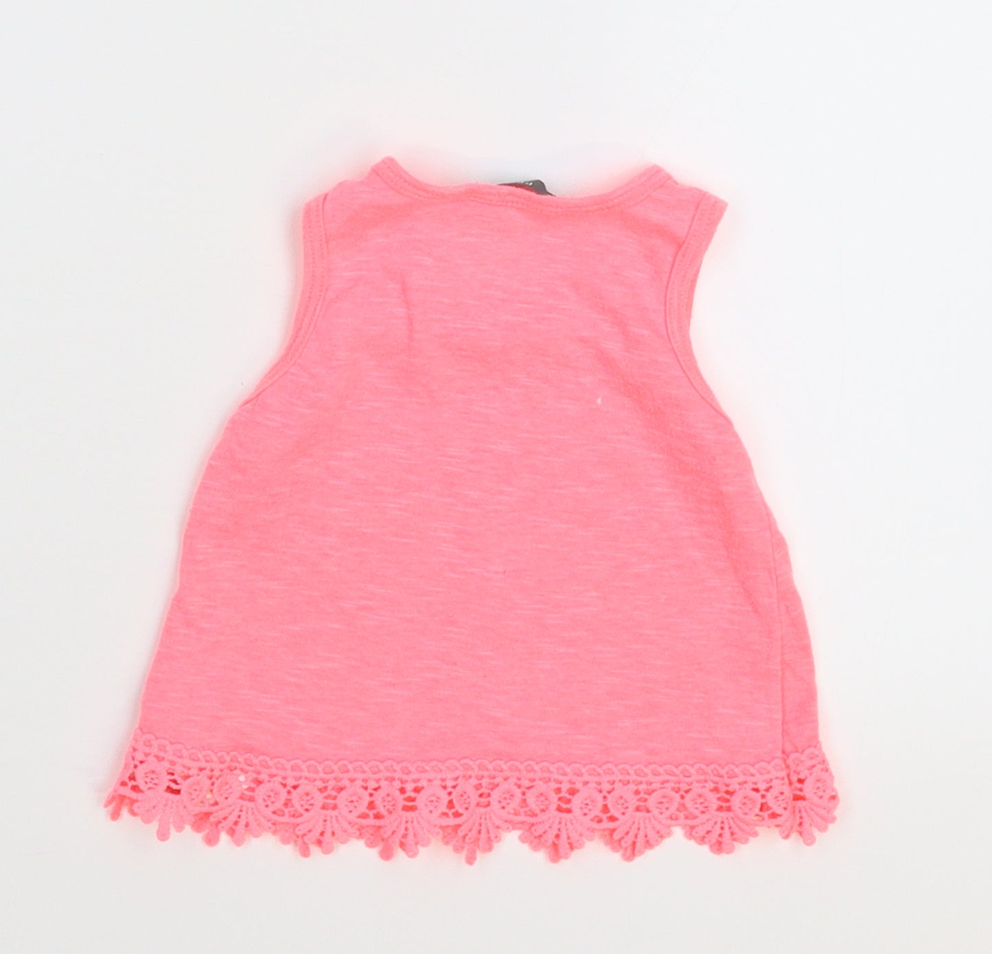 Primark Girls Pink   Basic T-Shirt Size 3-6 Months