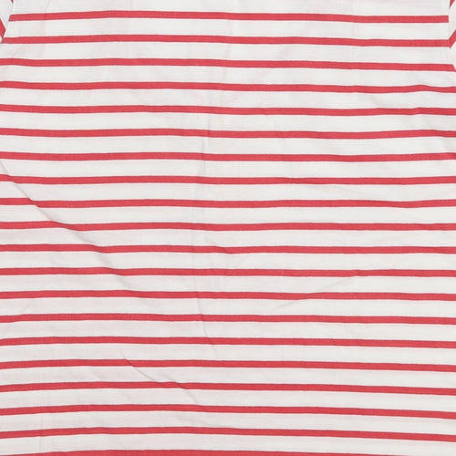 Alice Collins Womens Multicoloured Striped  Basic T-Shirt Size 16