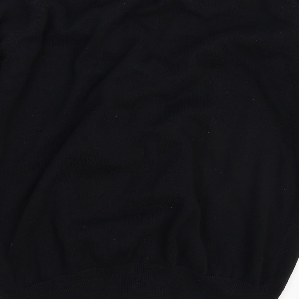 Premier Womens Black  Knit Cardigan Jumper Size 12