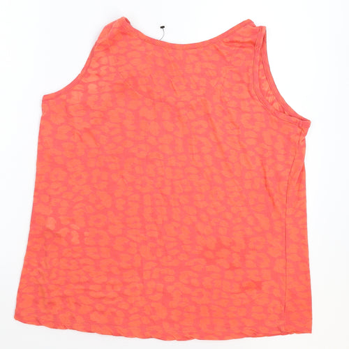 JD Williams Womens Orange   Basic Tank Size 18