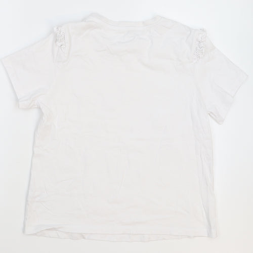 George Womens White   Basic T-Shirt Size 12