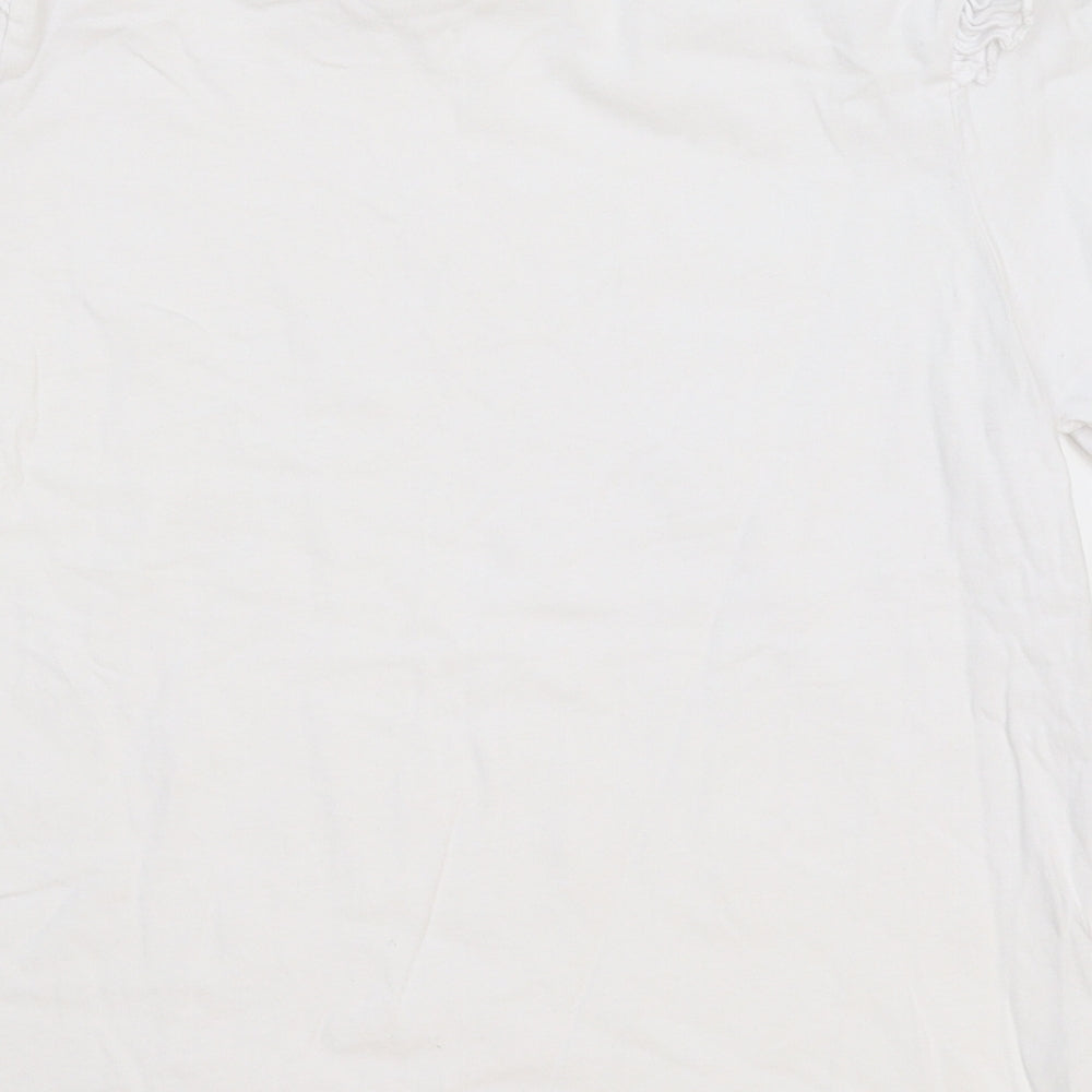 George Womens White   Basic T-Shirt Size 12