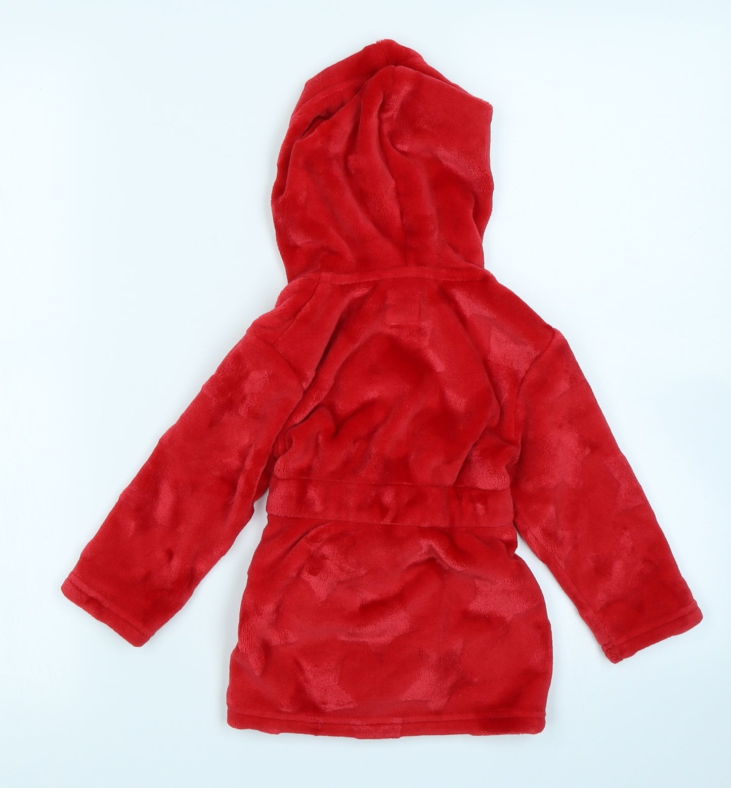 Primark Baby Red Solid  Kaftan Robe Size 12-18 Months