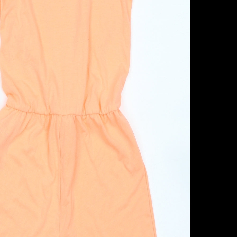 H&M Girls Orange   Romper One-Piece Size 14-15 Years
