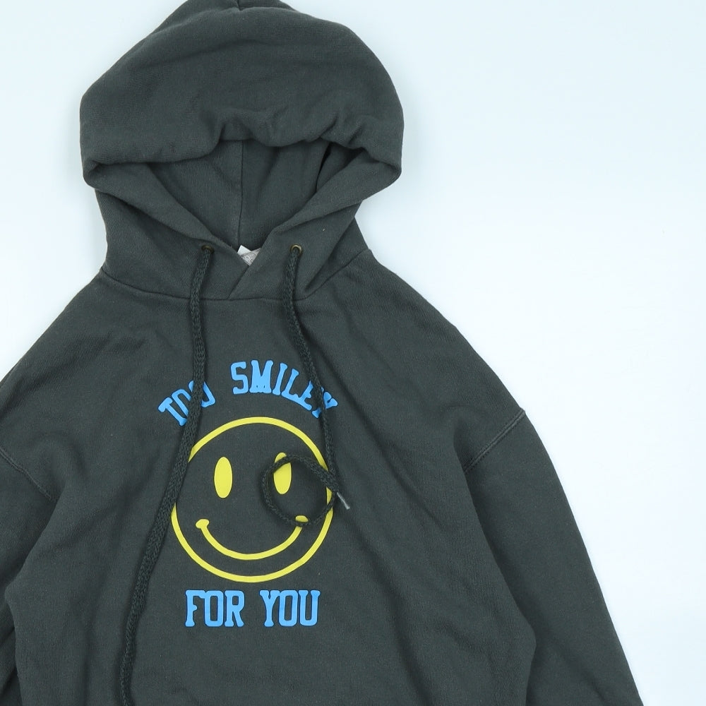 Fruit of the Loom Womens Grey   Pullover Hoodie Size S