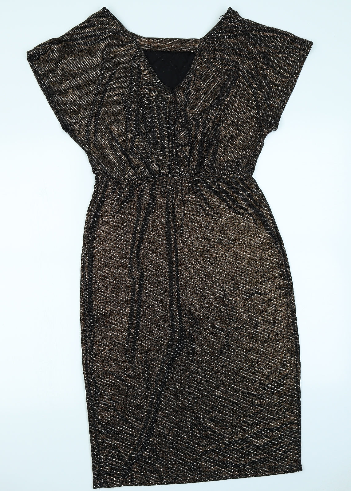 Preworn Womens Black   Pencil Dress  Size 12