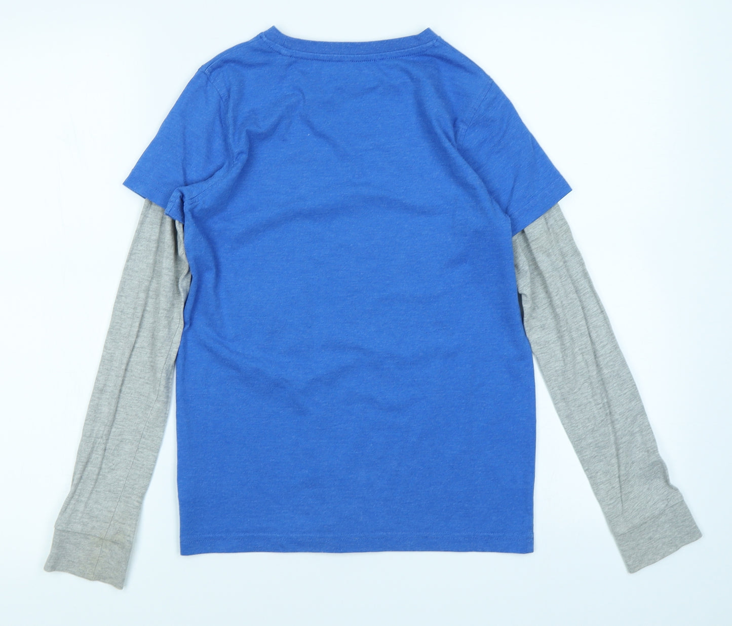 NEXT Boys Blue   Basic T-Shirt Size 10 Years  - Christmas Dinosaur