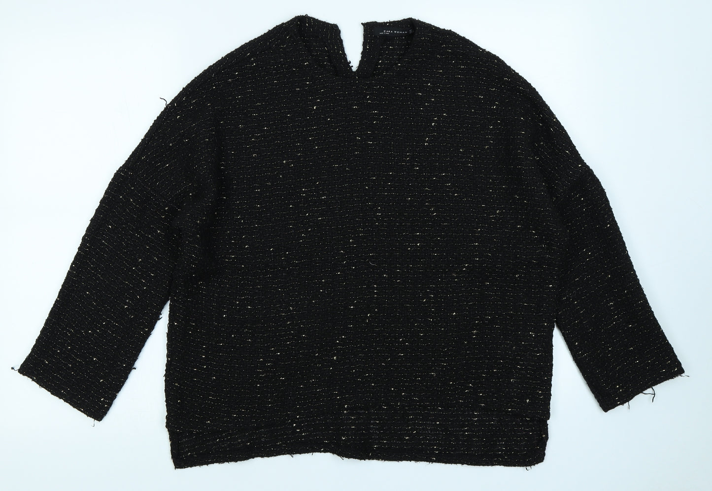 Zara Womens Black   Pullover Jumper Size S