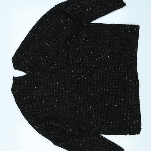Zara Womens Black   Pullover Jumper Size S