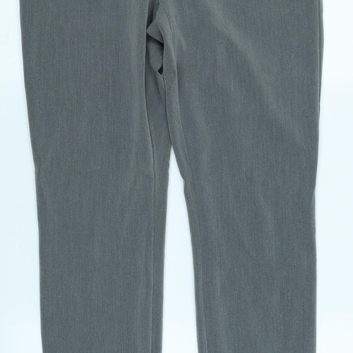 Topshop Womens Grey   Trousers  Size 8 L26 in