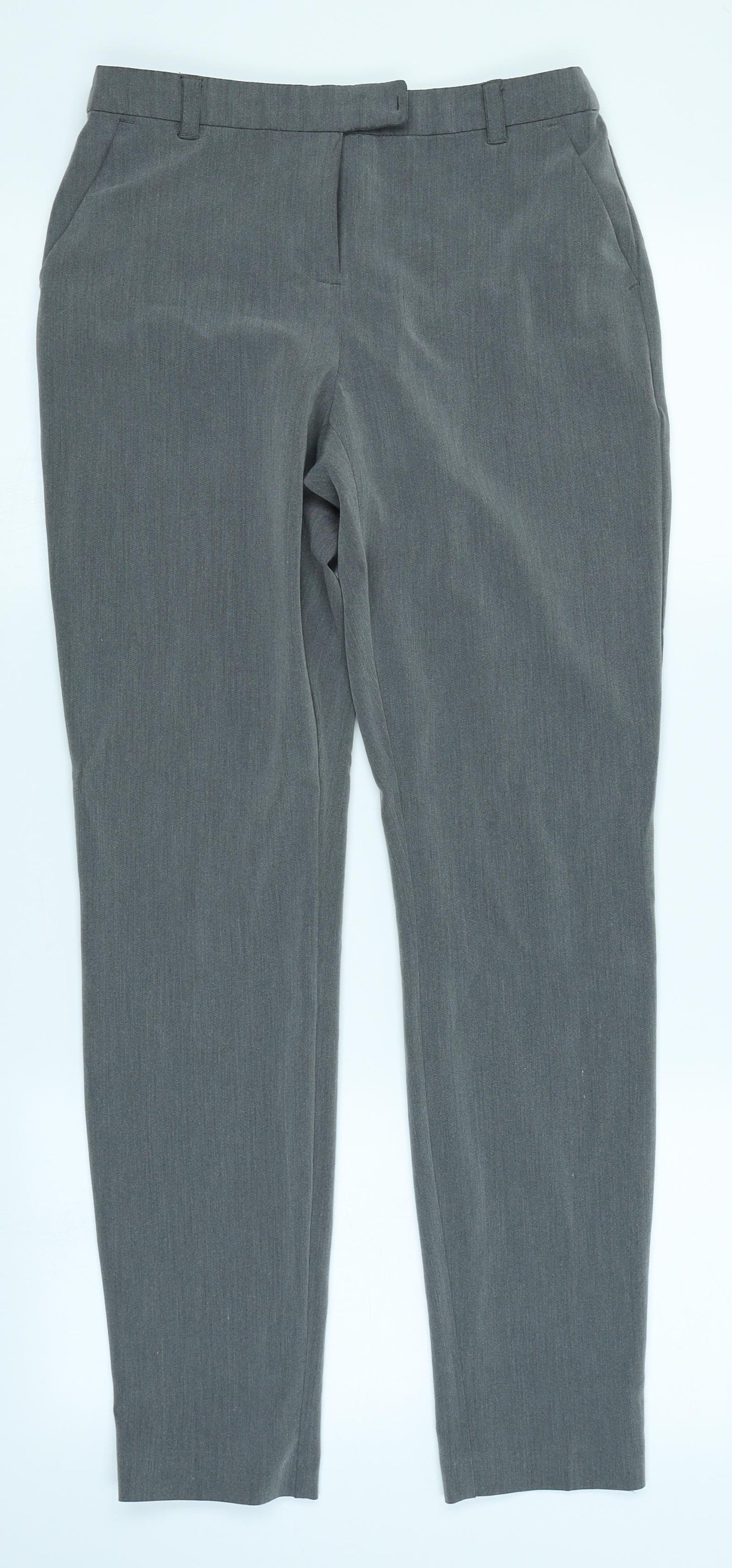 Topshop Womens Grey   Trousers  Size 8 L26 in