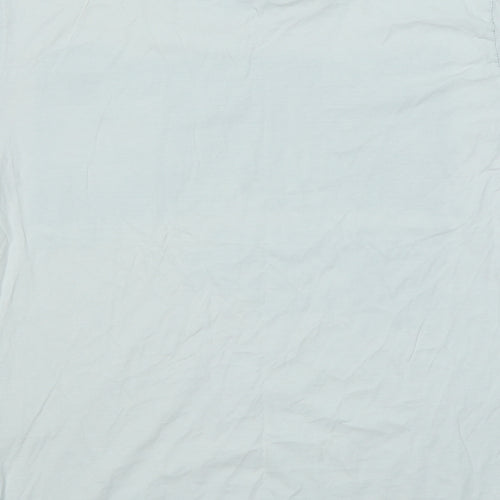 Cedar Wood State Mens White    T-Shirt Size L