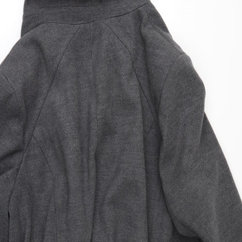 Evans Womens Grey   Pea Coat Jacket Size 32