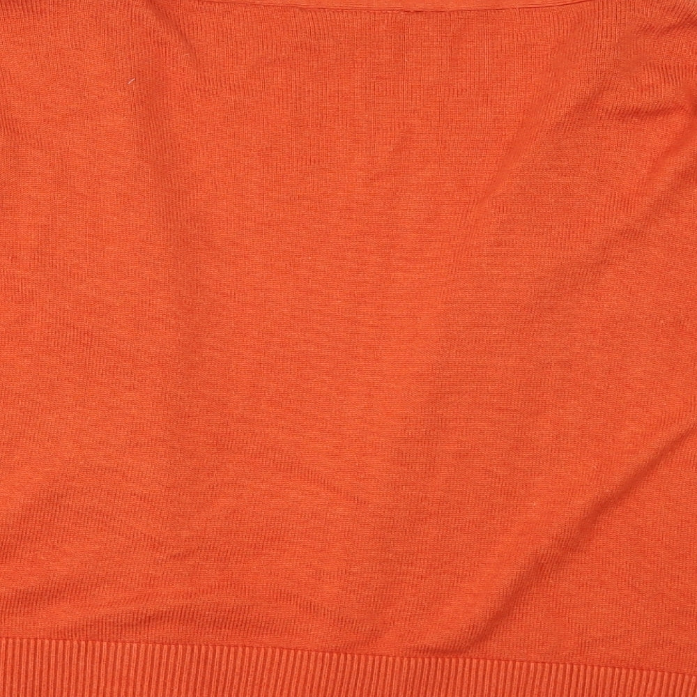 Wallis Womens Orange   Cardigan Jumper Size L