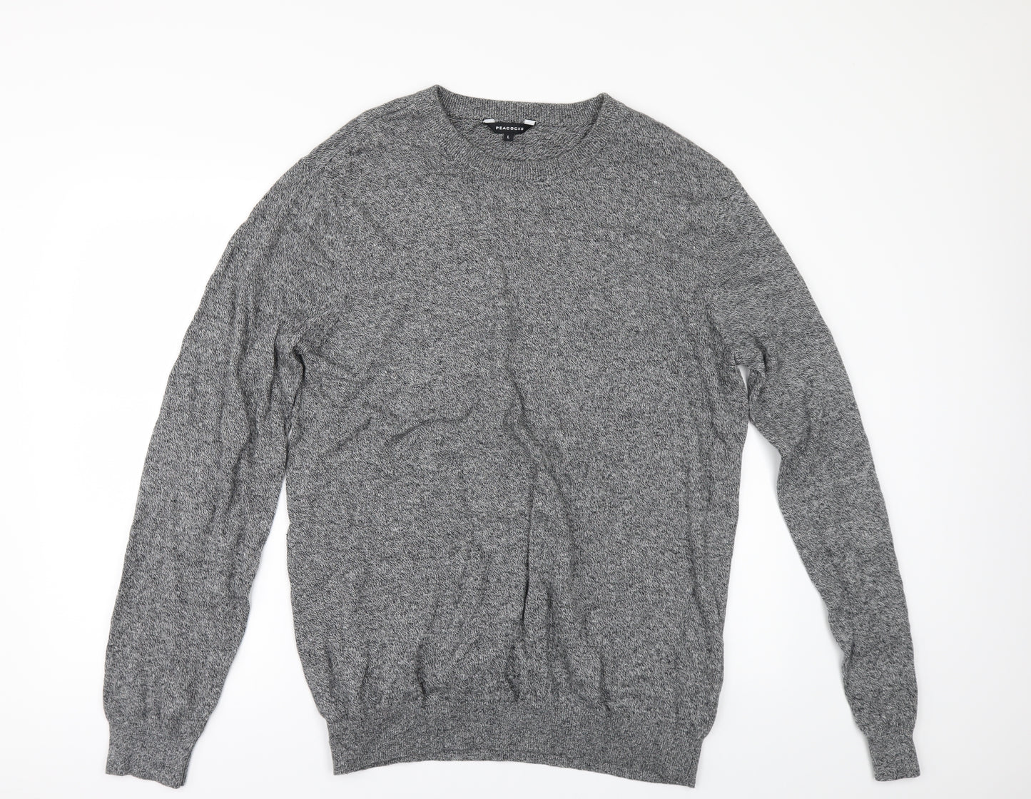 Peacocks Mens Grey   Pullover Jumper Size L