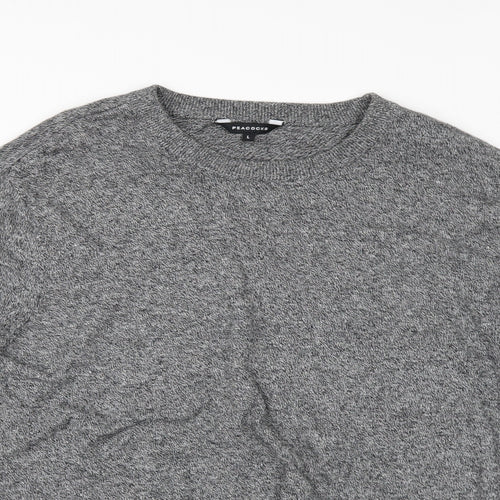 Peacocks Mens Grey   Pullover Jumper Size L