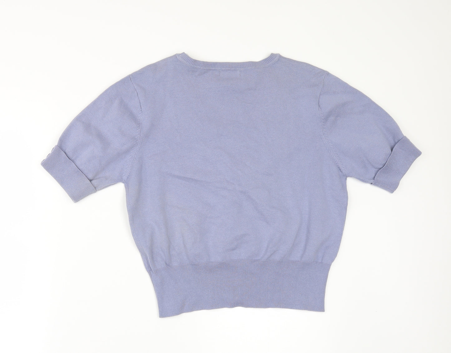 M&Co Womens Blue   Cardigan Jumper Size L