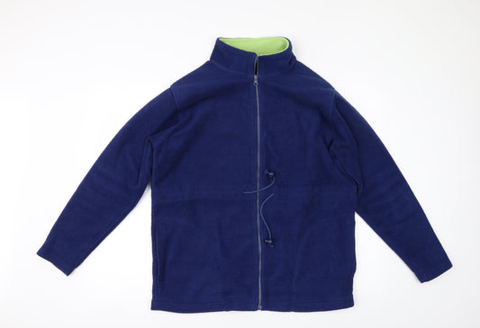 Front view of Compliments women’s blue jacket, size UK 16